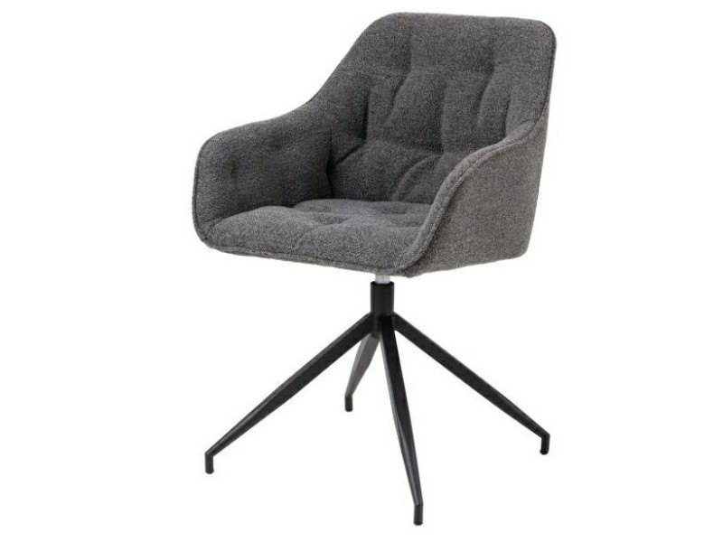 Krzesło Brooke obrotowe antracytowe Monza - ACTONA